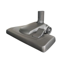 Brosse combinée à pédale avec roulettes pour sol lisse et moquette