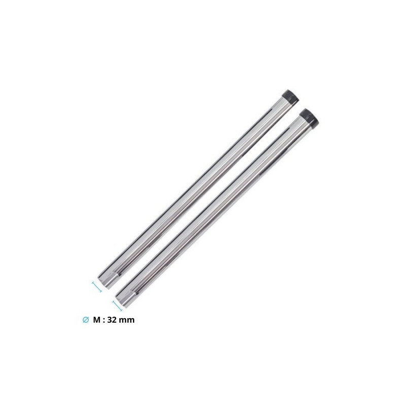 Jeu de cannes métal 32mm aspiration | Drainvac HAAZ