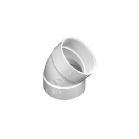 Coude 38° F/F | Réseau PVC centrale d’aspiration Drainvac Hazz